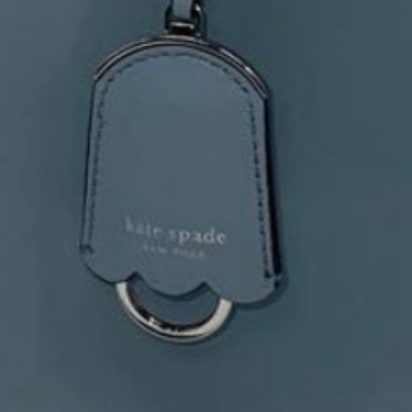 NWOT Kate Spade Magnolia Street Mina Purse Blue Dawn Leather Satchel - Picture 2 of 12